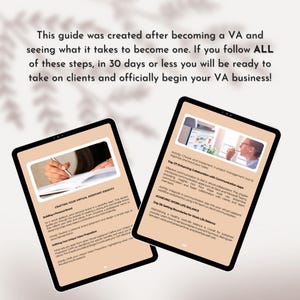 Virtual Assistant Mastery: A 30-Day Guide to Success | How To Become A Virtual Assistant | Printable image 3