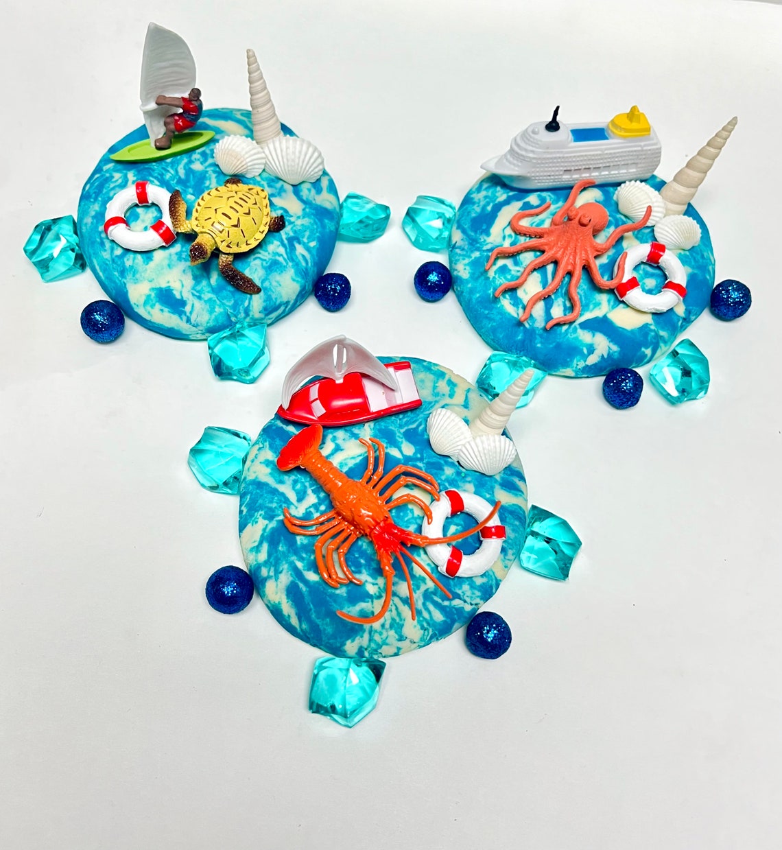 Ocean Explorer Play Dough Jar Ocean Life Sensory Jar Dough Etsy