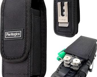 Funda de repuesto para Leatherman de Perilogics. Cierre magnético compatible con Wave Plus Wingman Charge Surge Super Tool 300 Signal Free P2 P4.
