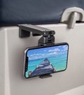 Travel Essential Airplane Inflight Phone Mount on the Go. Thoughtful, Practical Stocking Stuffer Gift For Friends, Families and Colleagues.