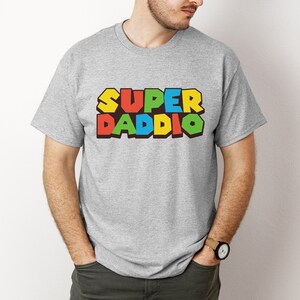 Super Daddio Father's Day T-Shirt, Dad shirt, Gamer Dad Gift, Gift for Dad