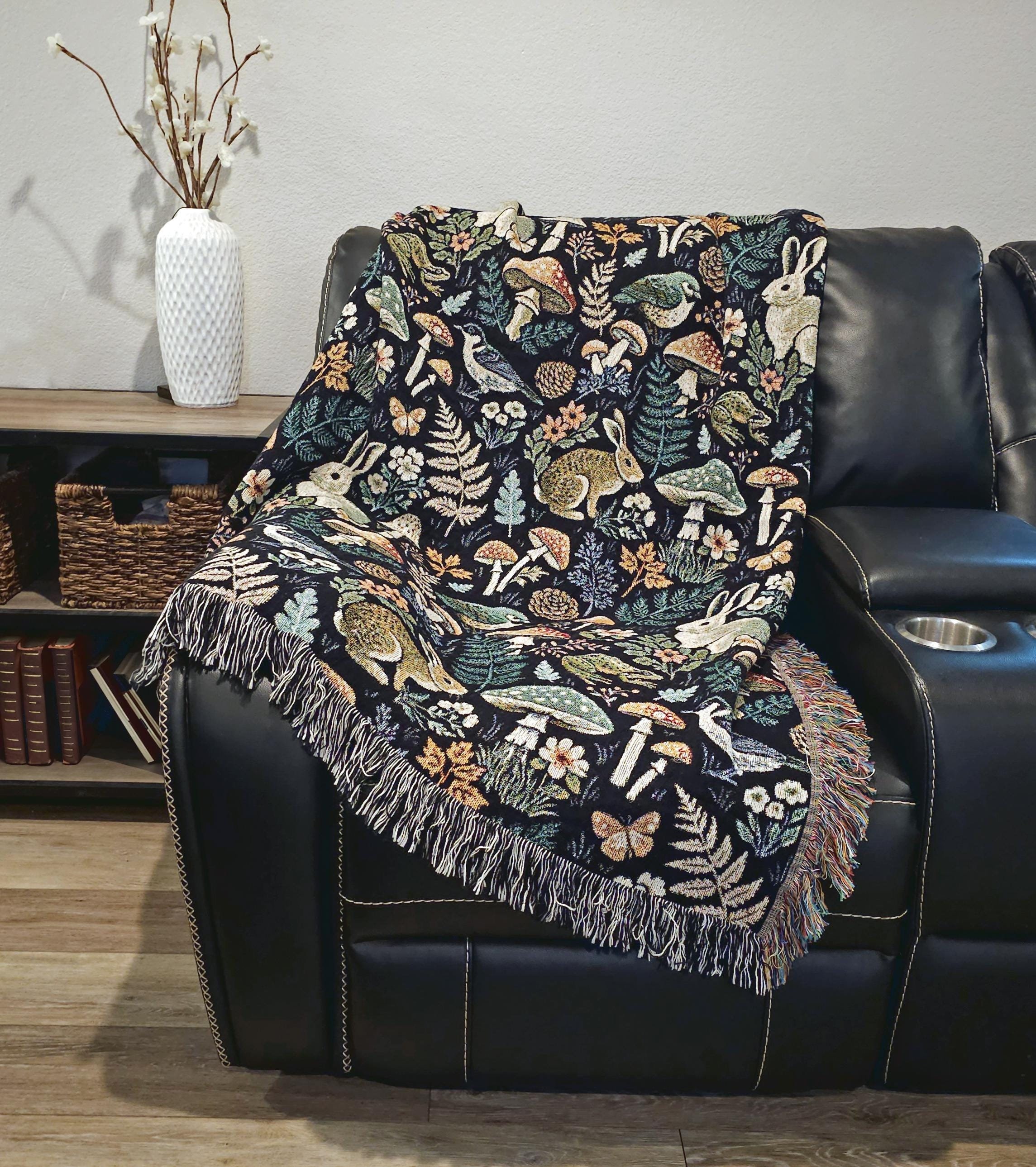 Goodwin Weavers vintage ブランケット ラグ USA製 Vintage Goodwin Weavers Golf Tapestry Throw Blanket Made in