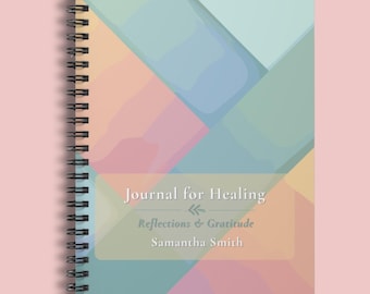 Custom Hope & Healing Journal, Meaningful Gift for Cancer Patients or Survivors, Personalized Therapy Notebook for Therapists