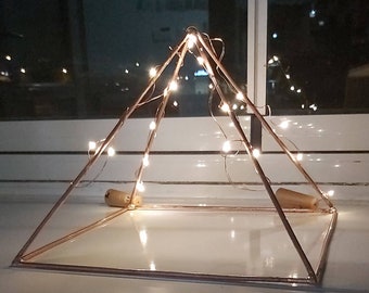 Copper Meditation Pyramid 25cm,  Pyramid, Piramit, Meditasyon, Giza, chakra