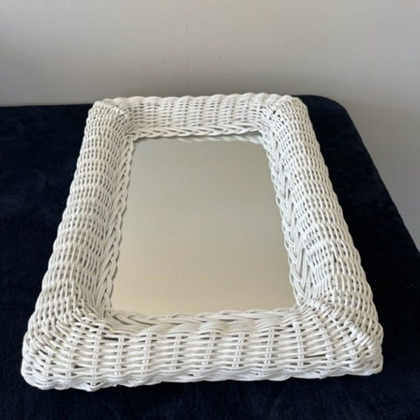 Wicker Mirror Etsy