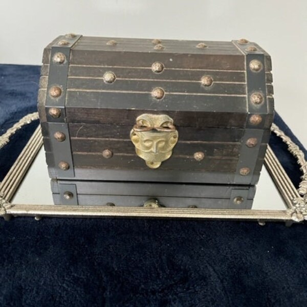 Wooden Pirate Chest Etsy