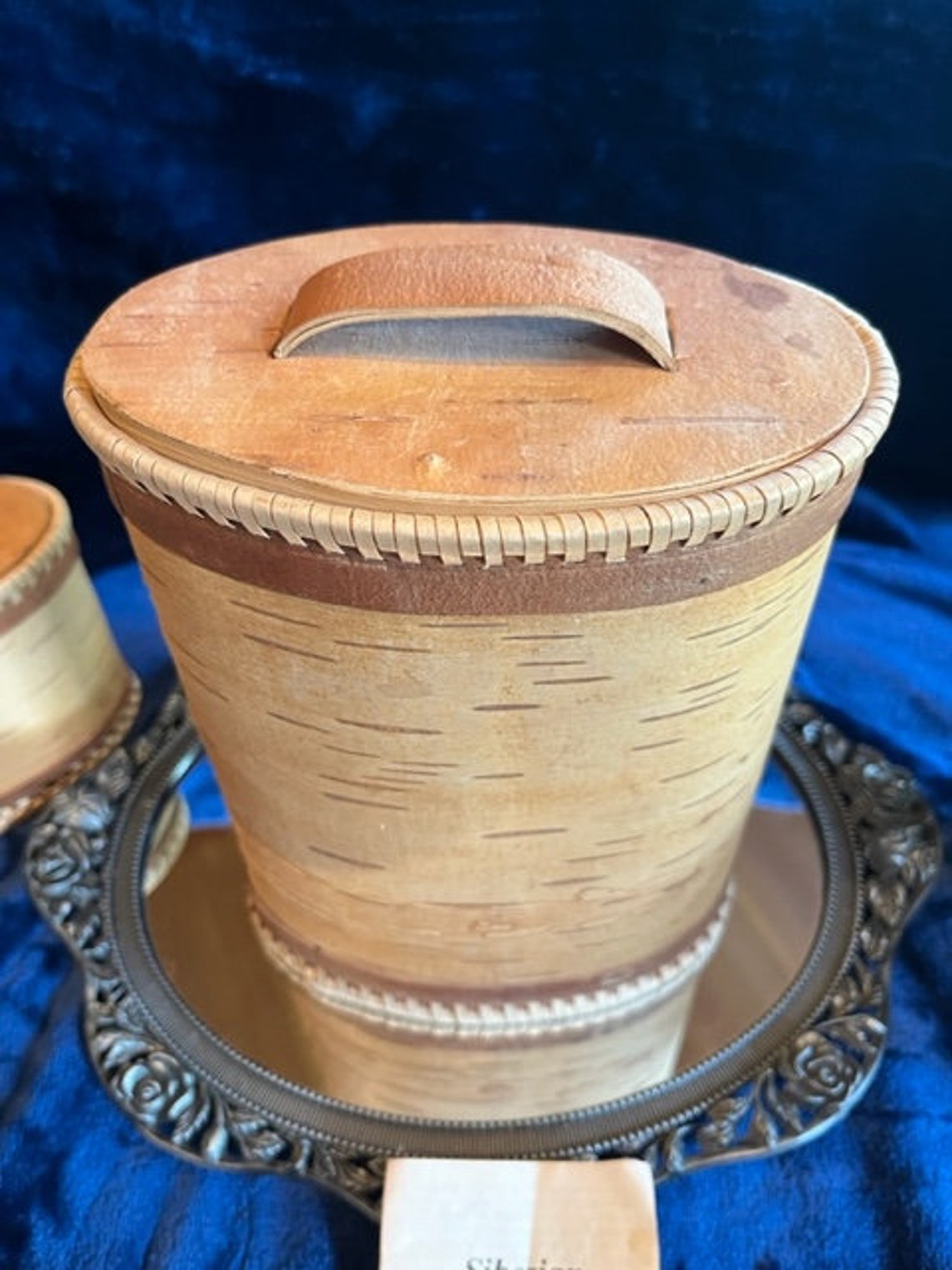 3 Vintage Siberian Birch Bark Boxes Artist Nina Grigorievna Village ...