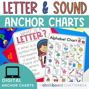 Letter and Sound Phonics Anchor Charts and Classroom Posters