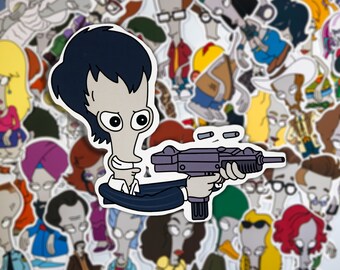 Roger the Alien as Scar Face Sticker