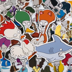Roger the Alien Sticker Animal Set