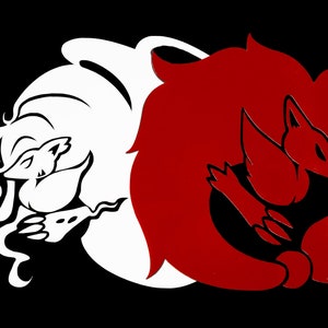 The Zoroark&#39;s 2 Color Vinyl Sticker