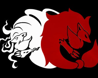 La pegatina de vinilo de 2 colores de Zoroark