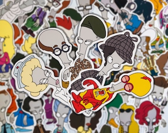 Roger the Alien Sticker Set J