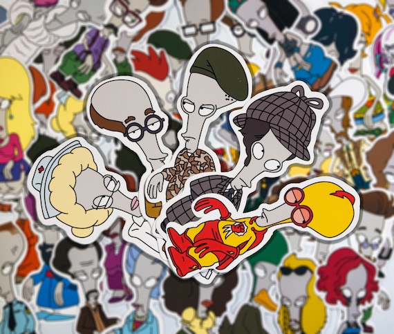 Roger the Alien Sticker Set J - Etsy