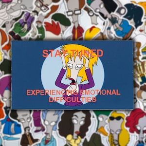 Stay Tuned Roger the Alien Sticker