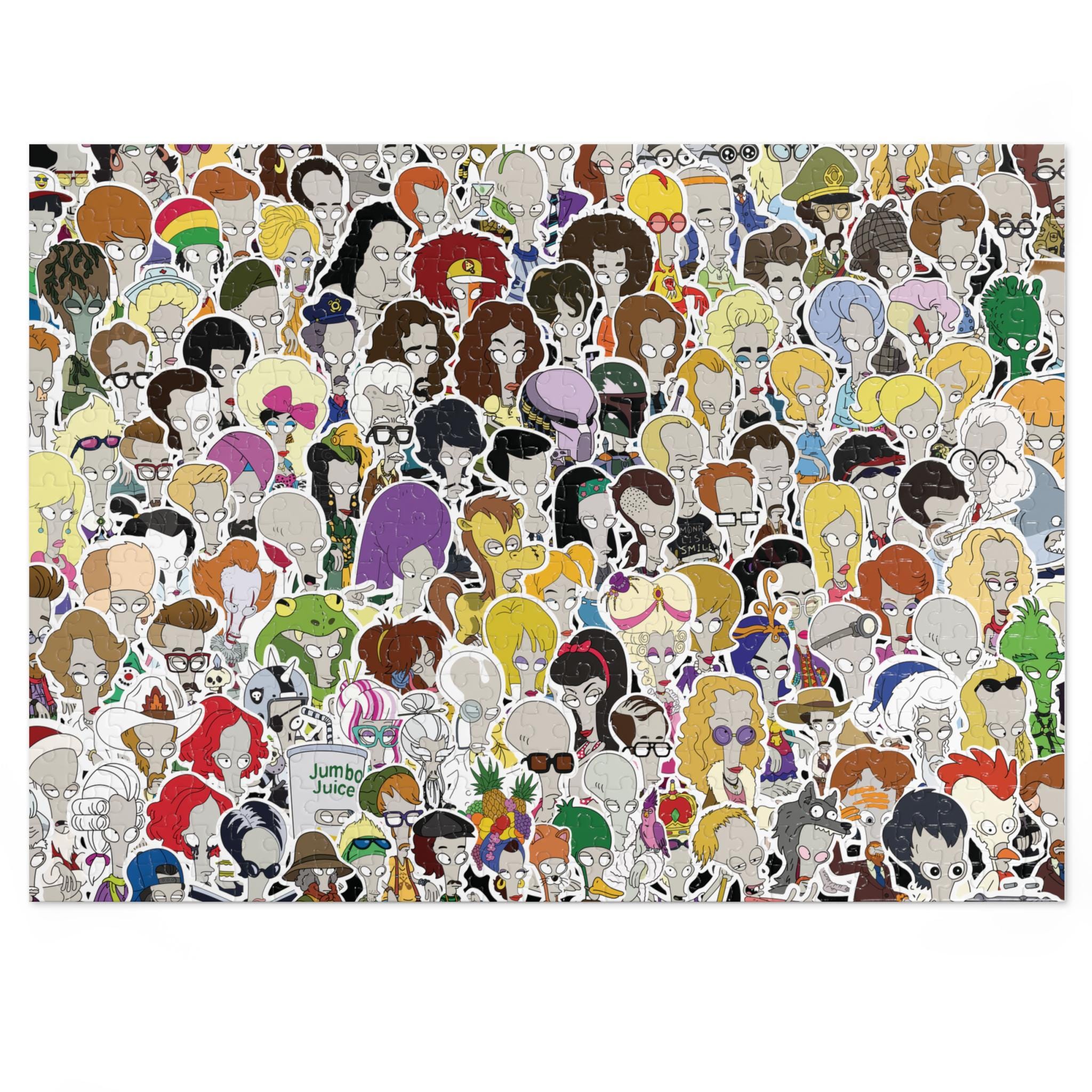 Roger the Alien Persona Jigsaw Puzzle (110, 252, 500, 1000 Piece
