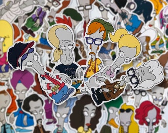 Roger the Alien Sticker Set R