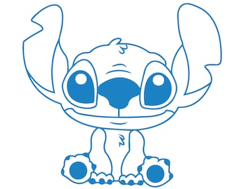 Stitch Vinyl Sticker