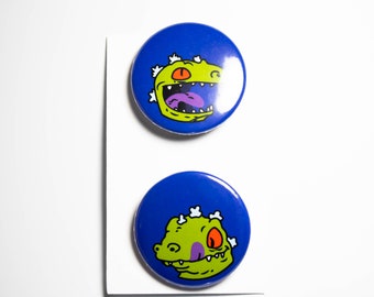 Reptar Button Set