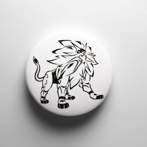 Solgaleo Button