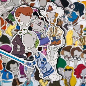 Roger the Alien Sticker Set C