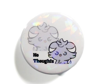 No thoughts Espurr Button