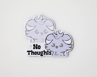 No thoughts Espurr Sticker