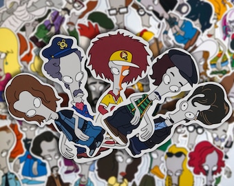 Roger the Alien Sticker Set L
