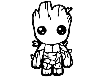 Groot Vinyl Sticker