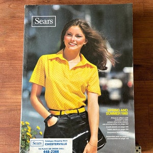 Vintage 1980 Original Catalog Sears catalog Spring and Summer Spring/Summer In English image 1