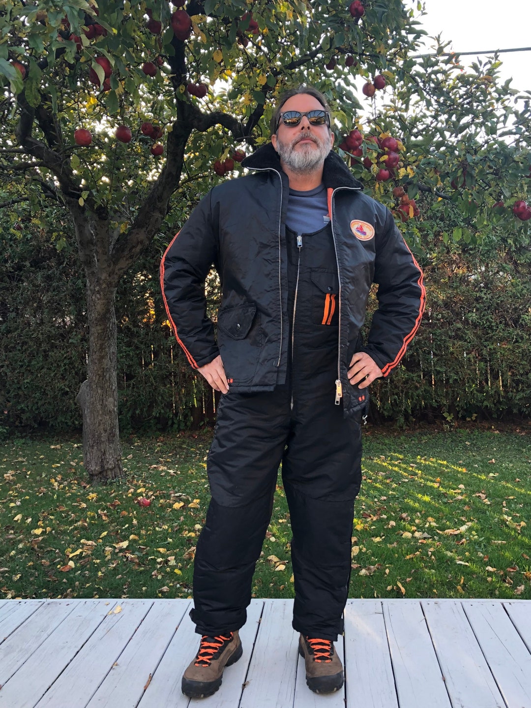 Vintage Original Skidoo Snow Suit 2 Pieces Snowsuit Warm Winter