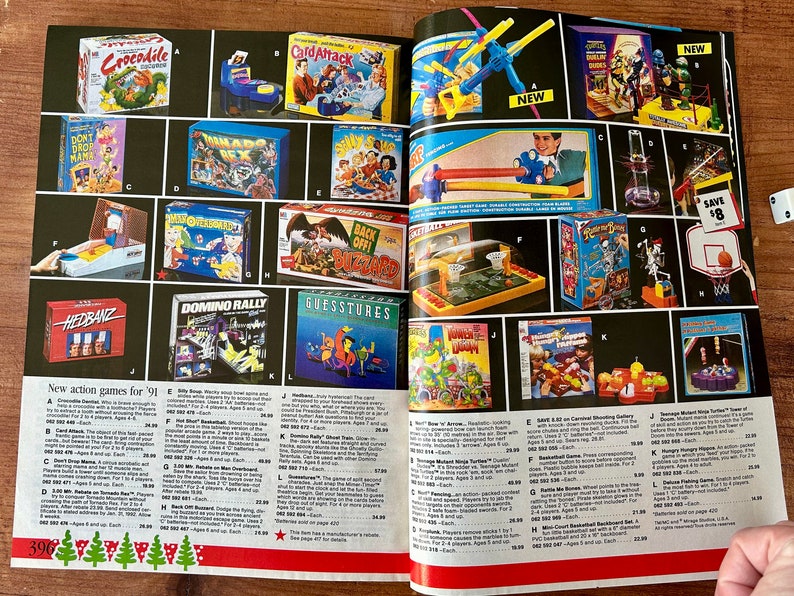 Vintage 1991 Original Catalog Sears Catalog Wish Book Christmas IN