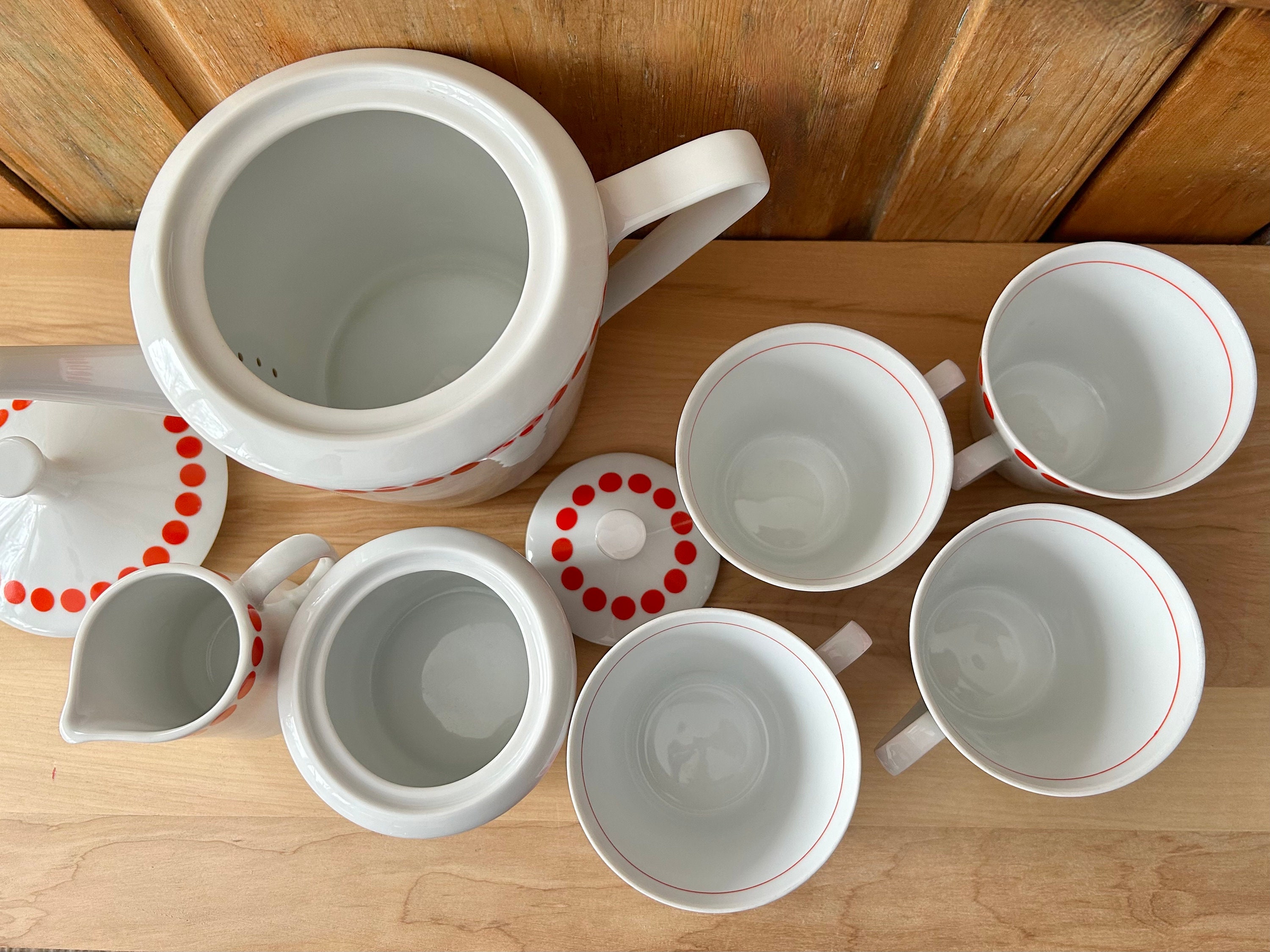 Vintage Rare Tea Set Polka Dot Fine China 18 Pcs | Northland Fine China ... Vintage Rare Tea Set Polka Dot Fine China 18 Pcs | Northland Fine China ...