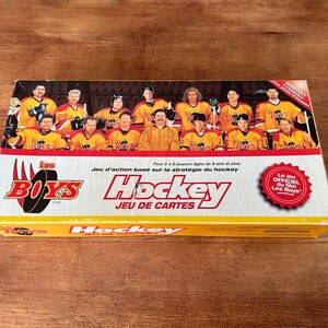 Les Boys Hockey Jeu de cartes 1997 Le jeu officiel du film LES BOYS Passe, lance et compte! - En français