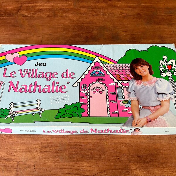 Vintage Board game Le Village de Nathalie - In French
