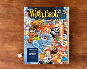 Vintage 2002 Original Catalog Sears catalog Wish Book Christmas - ENGLISH