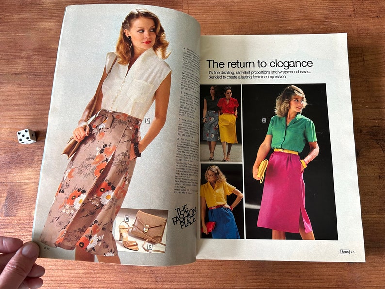 Vintage 1980 Original Catalog Sears catalog Spring and Summer Spring/Summer In English image 2