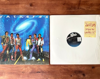 Vintage 2 discos de vinilo LP VG+: Jackson 5 Victory 1984 + The Jacksons Nothin' (That Compares 2 U) 1989