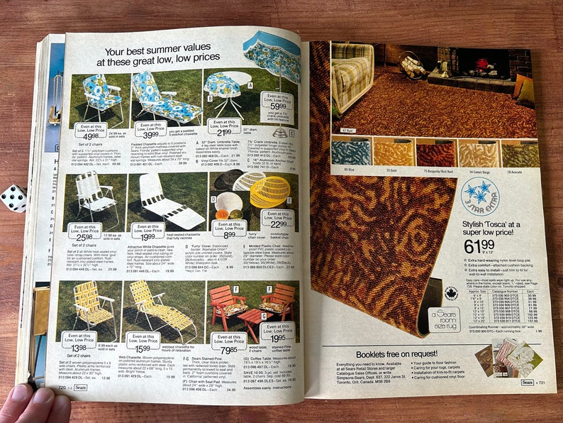 Vintage 1980 Original Catalog Sears catalog Spring and Summer Spring/Summer In English image 7