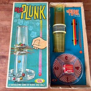 Gioco d'epoca KER PLUNK IDEAL 1967 N0. 2415-8 - Francese e inglese