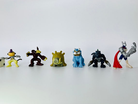 Vintage Set de mini figuras Bandai HT Digimon Lote de figuras Mini Digimon Bandai HT set #43
