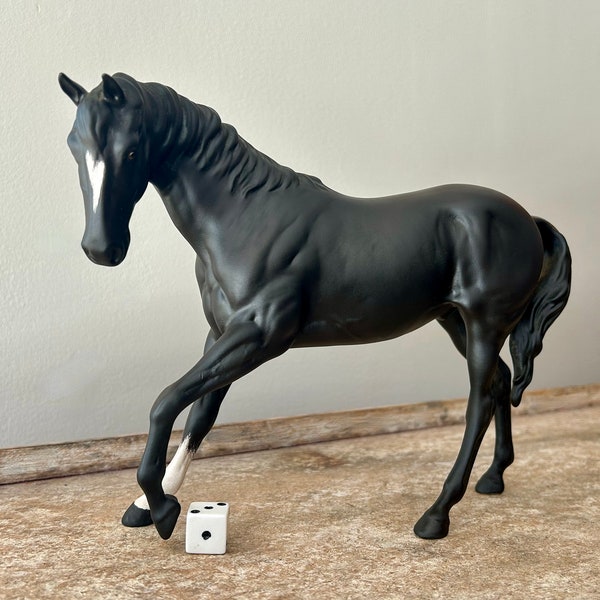 Vintage Beswick black horse made in England | Black Horse of Beswick Trinket