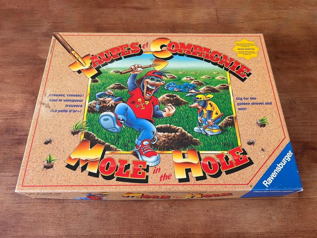 Vintage Board Game Mole in the Hole - Moles and Company Board Game by ...