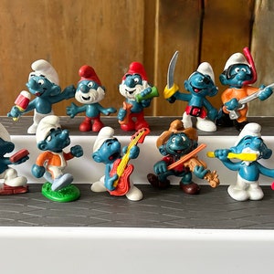 Figurine Schtroumpf Maladroit Vintage - Peyo 1982 Allemagne #11 - Occasion Collection