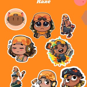Sticker Raze VALORANT meme