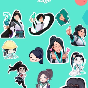 SAGE VALORANT meme | pack sage , pack valorant , sticker imperméable