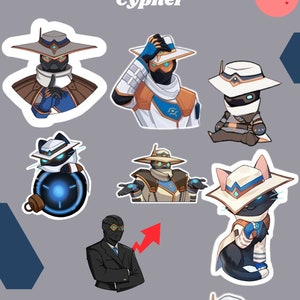 Sticker CYPHER VALORANT | Pack cypher