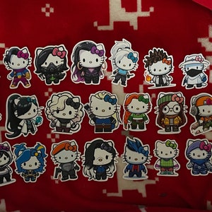 Adesivo hello kitty valorant agent sage,geeko,reyna, jett,iso,raze,breacjh,brim,yoru,fade,chamber,omen,soca,astra,killjoy,skye Pack valorant