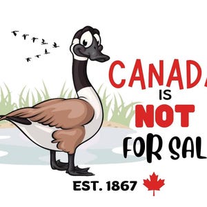 Canada is NIET te koop, png