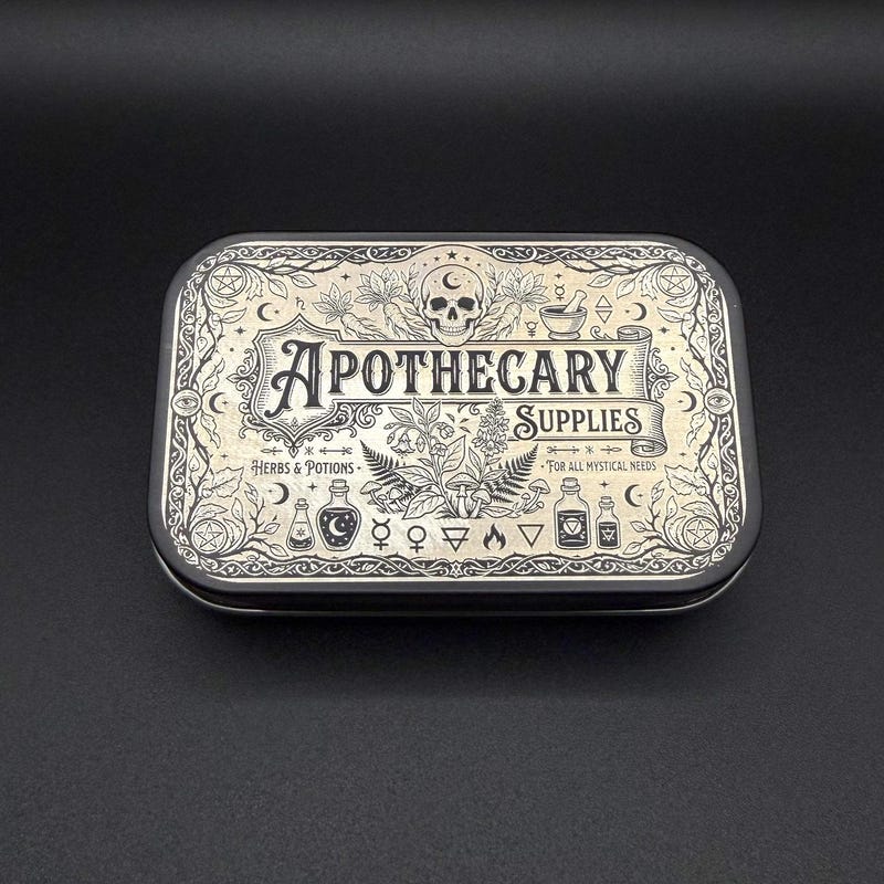 Pill Box Metal Case - Etsy